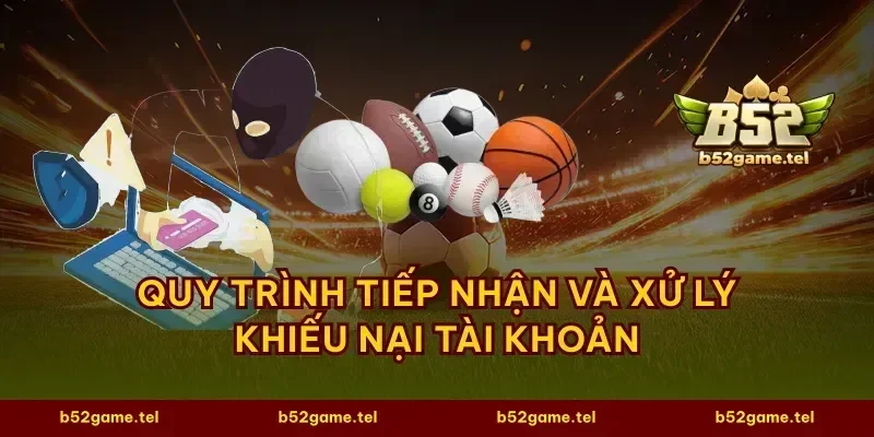 Quy trình tiếp nhận và xử lý khiếu nại tài khoản
